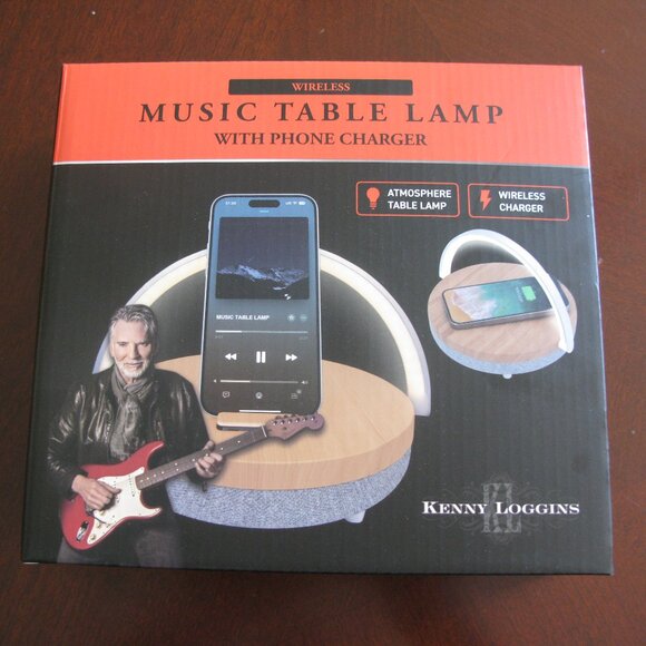 C:3 Music Table Lamp with Wireless Charger